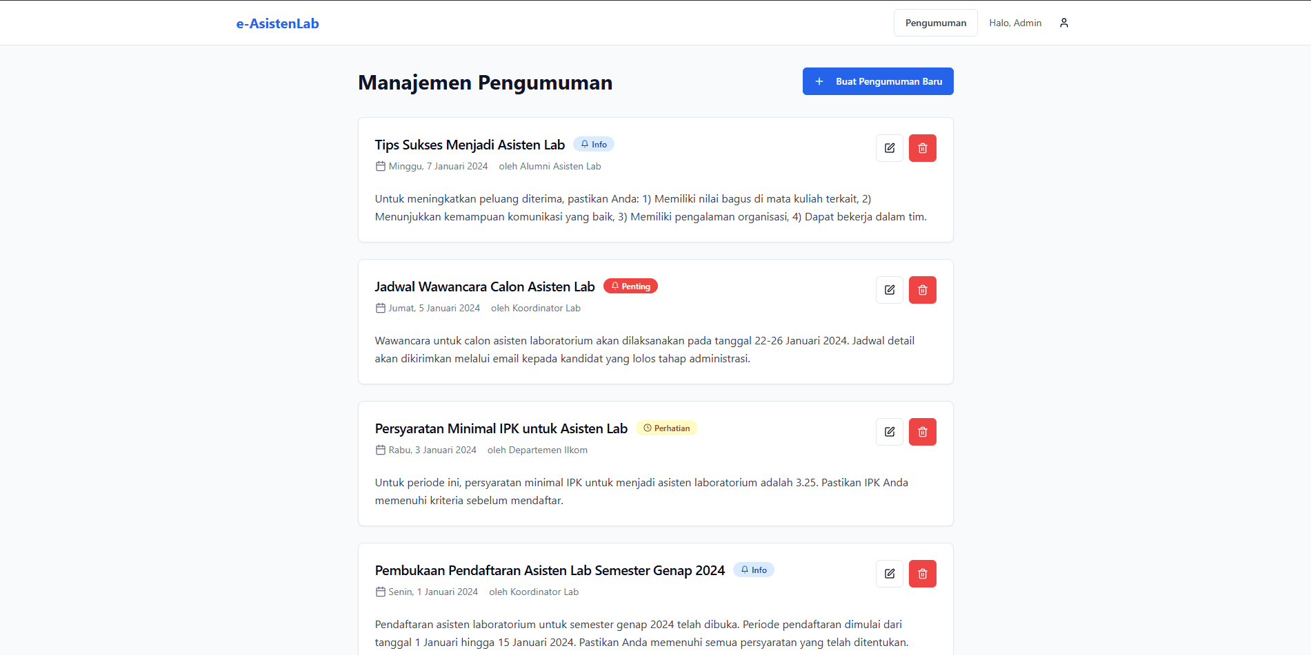 e-AsistenLab – Laboratory Assistant Information System thumbnail 9