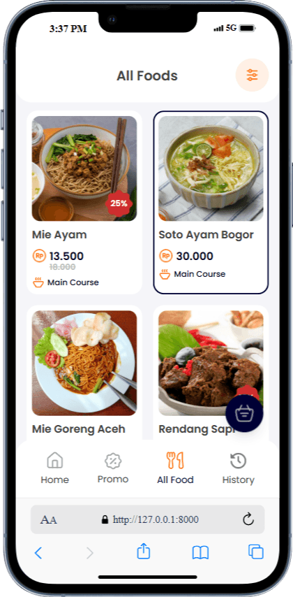 Food Ordering Website - Digital Food Ordering System thumbnail 3